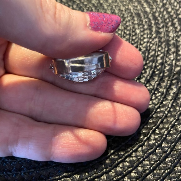 CZ ring. Adjustable - Picture 3 of 6